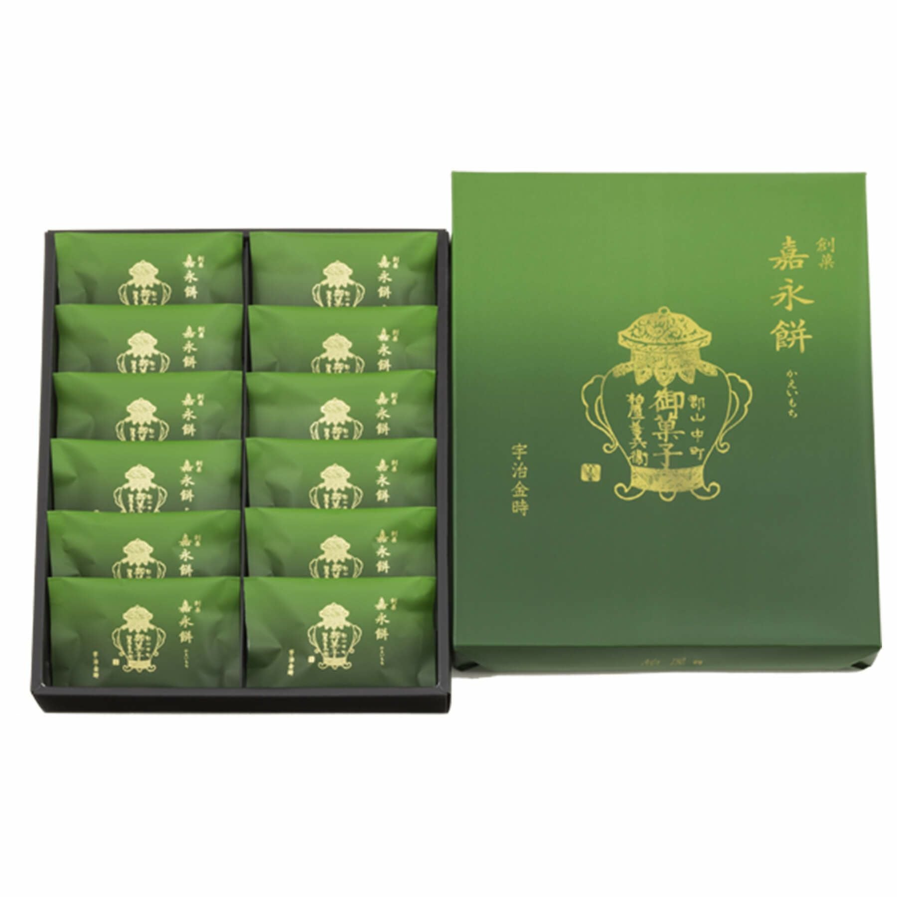 創菓 嘉永餅宇治金時12個入
